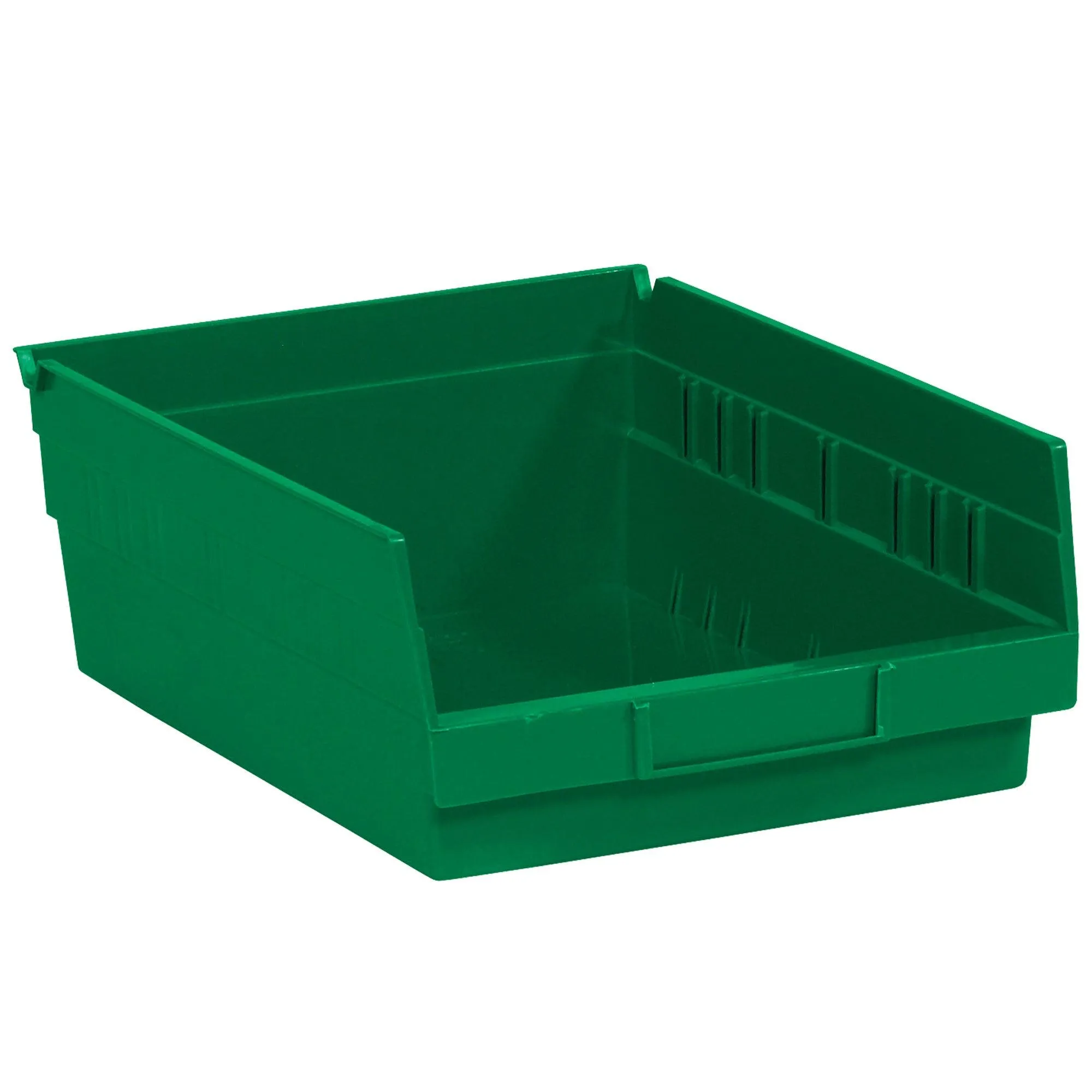 11 5/8 x 8 3/8 x 4" Green Plastic Shelf Bin Boxes