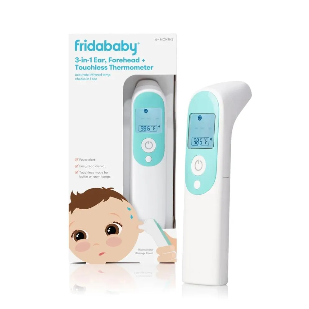 3-in-1 Ear, Forehead,   Touchless Infrared Thermometer