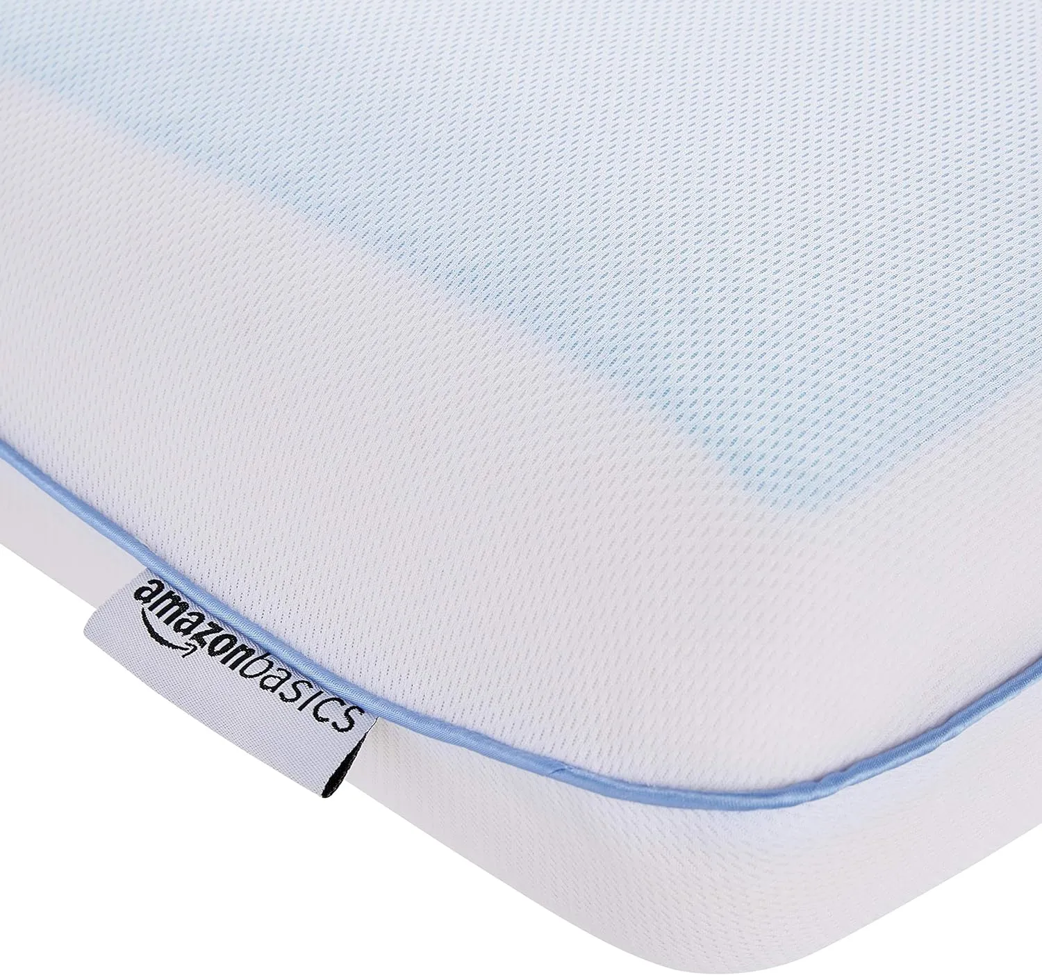 AmazonBasics Cooling Gel Memory Foam Pillow with Machine-Washable Cover