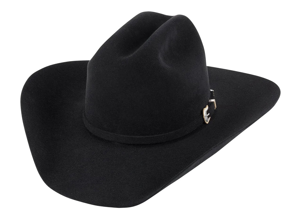 American Hat Co. 10X Black Felt Cowboy Hat