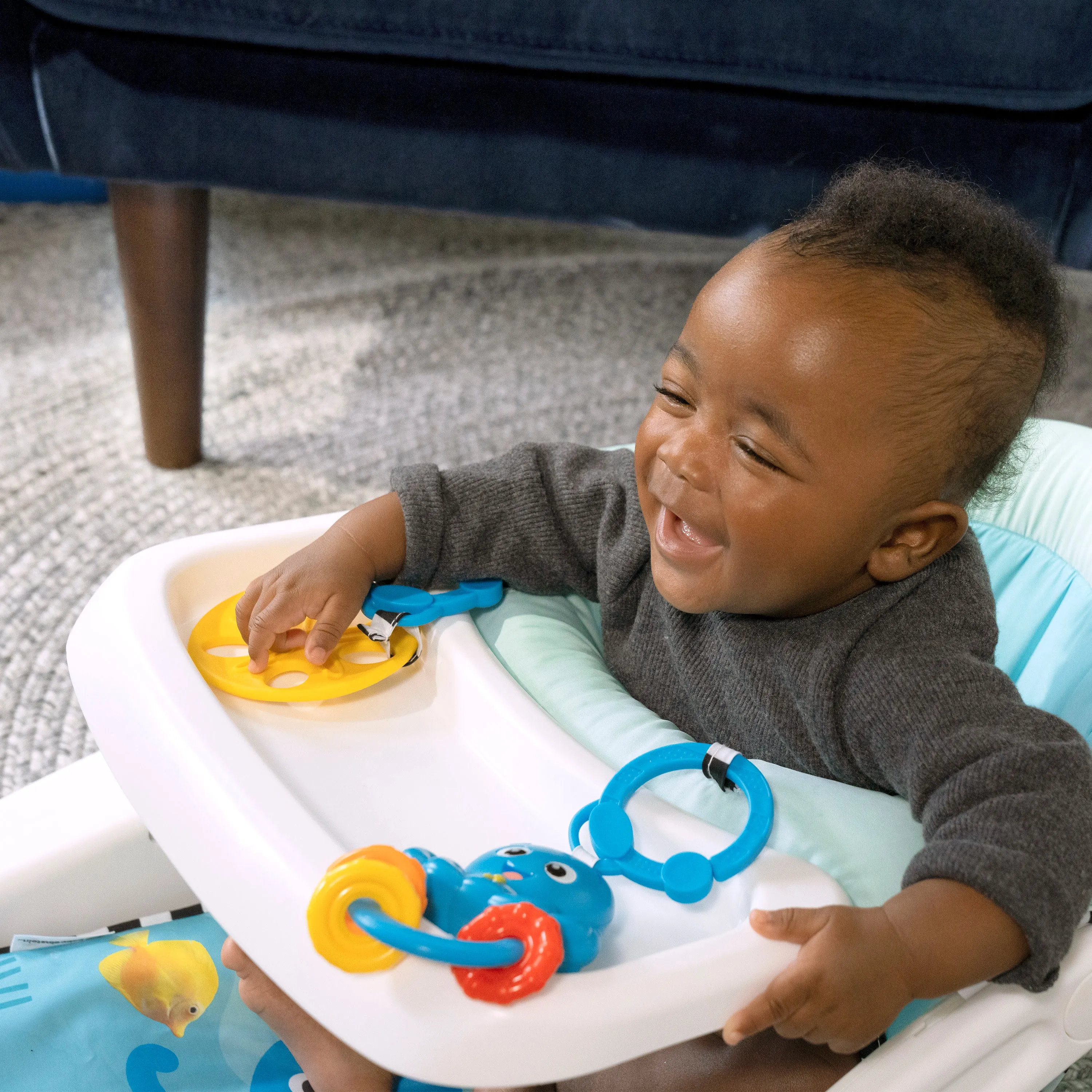 Baby Einstein Sea of Support 2-in-1 Sit-Up Floor Seat, Ages 4 Months and Up