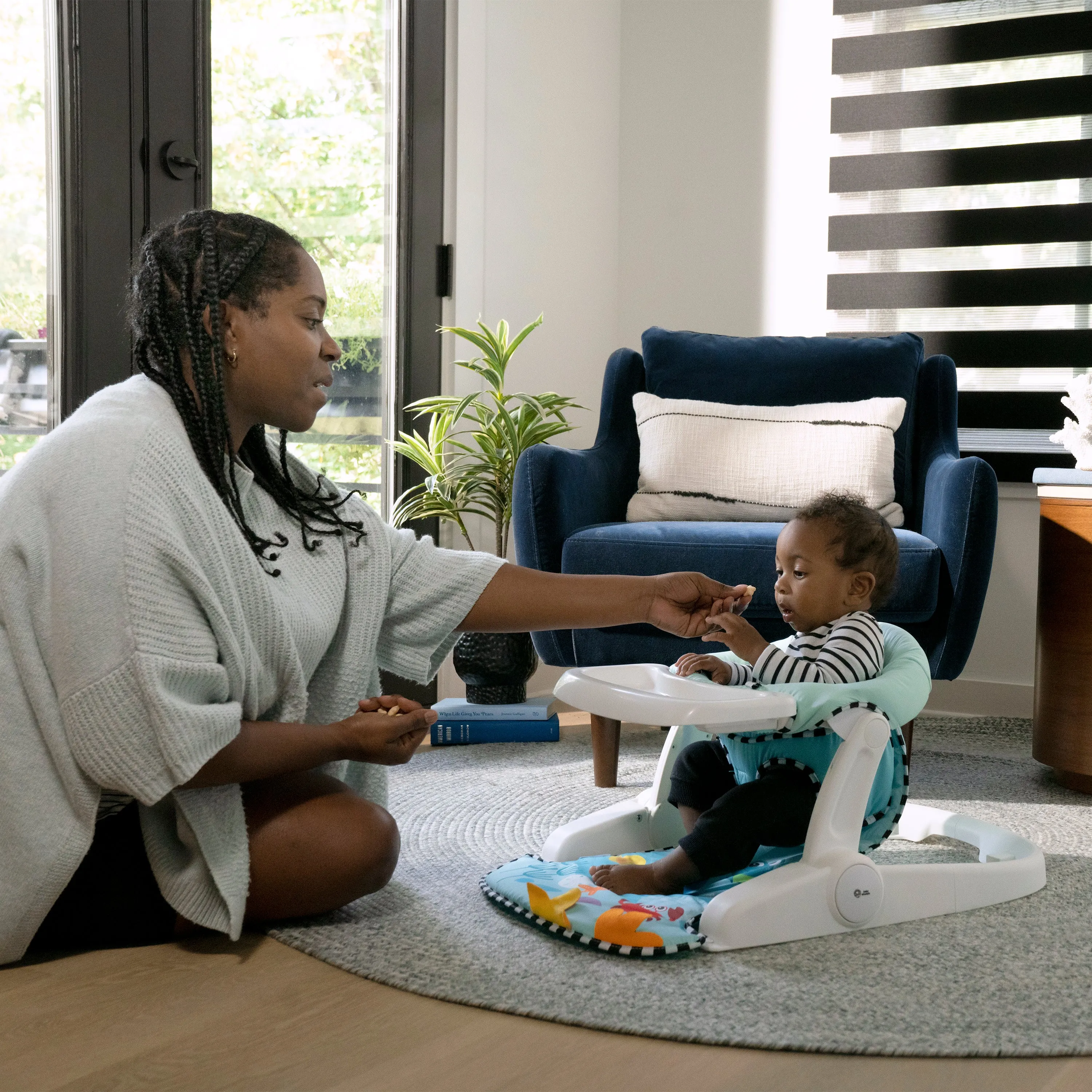 Baby Einstein Sea of Support 2-in-1 Sit-Up Floor Seat, Ages 4 Months and Up