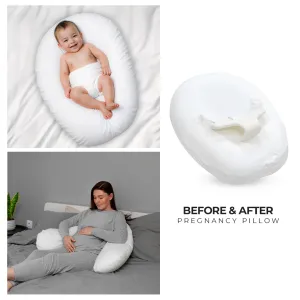 Baby Works Before & After Pregnancy Pillow