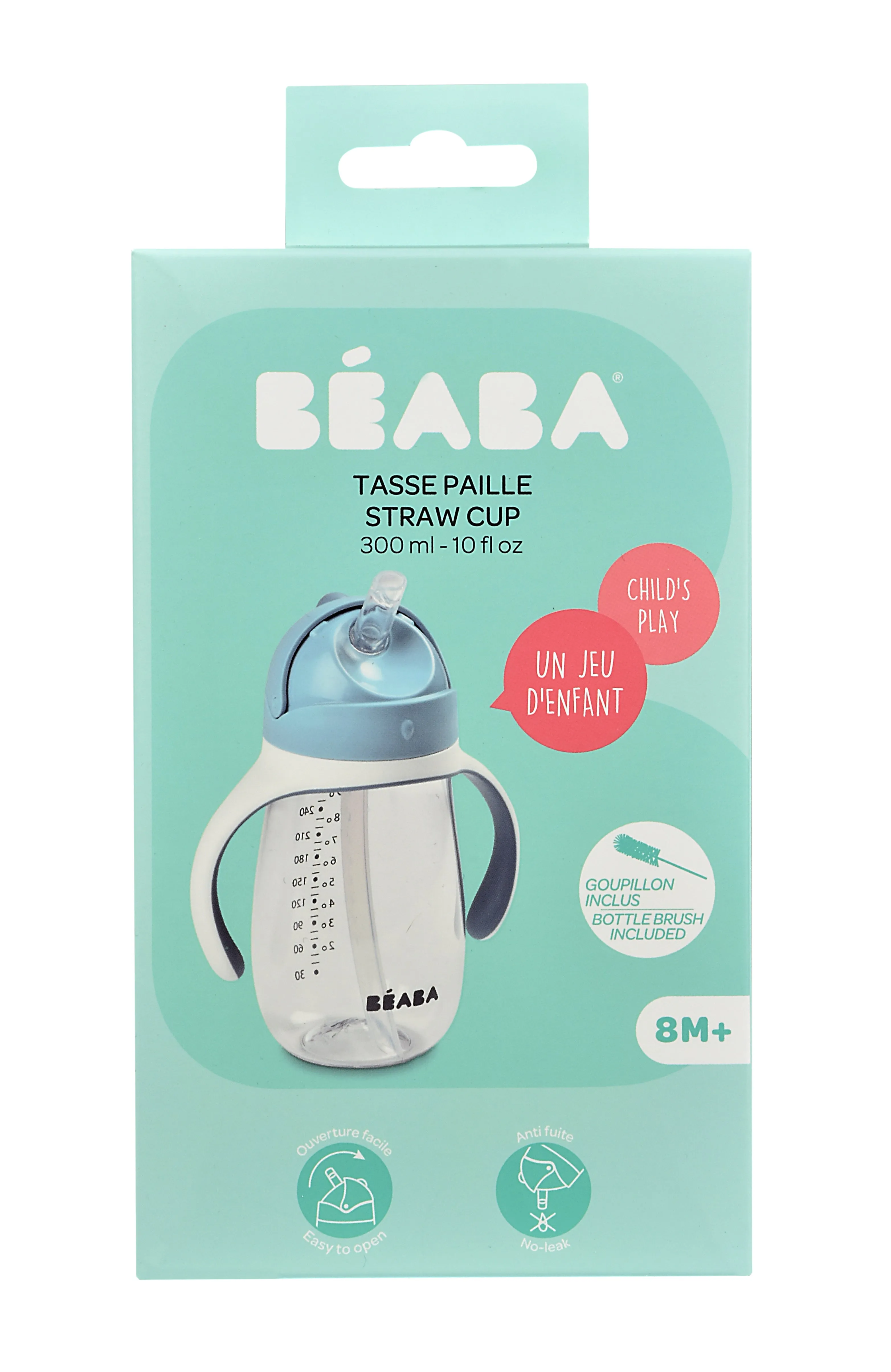 Beaba Straw Cup - Blue