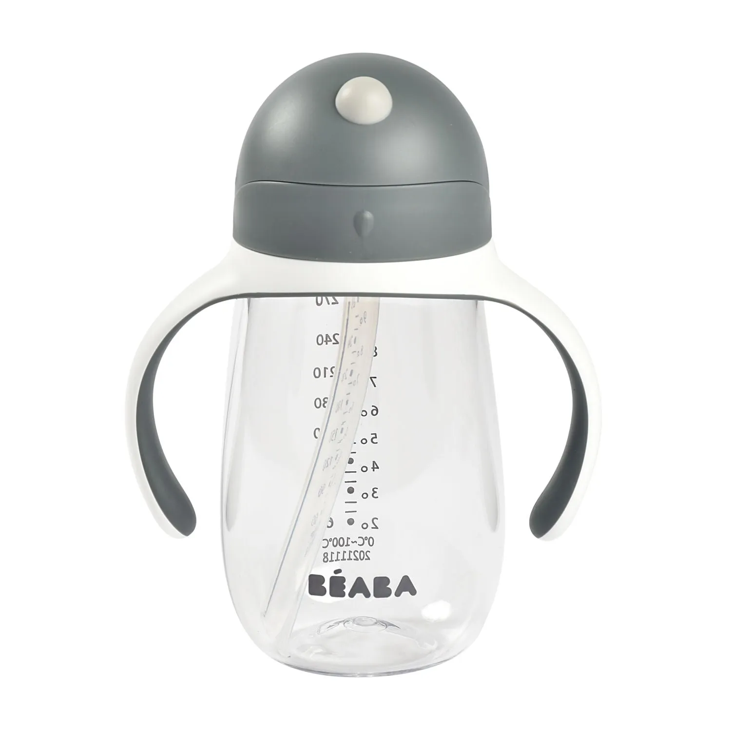 Beaba Straw Cup - Grey