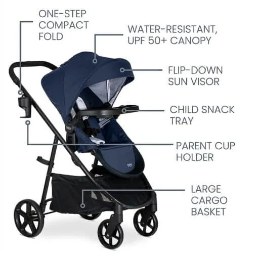 Britax - Willow Brook Travel System (US) - Navy Glacier