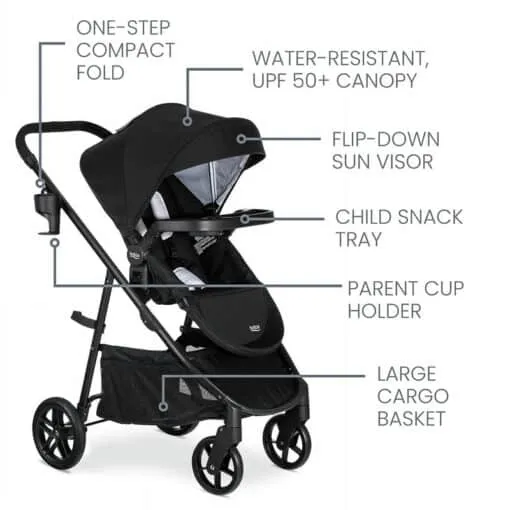 Britax - Willow Brook Travel System (US) - Onyx Glacier