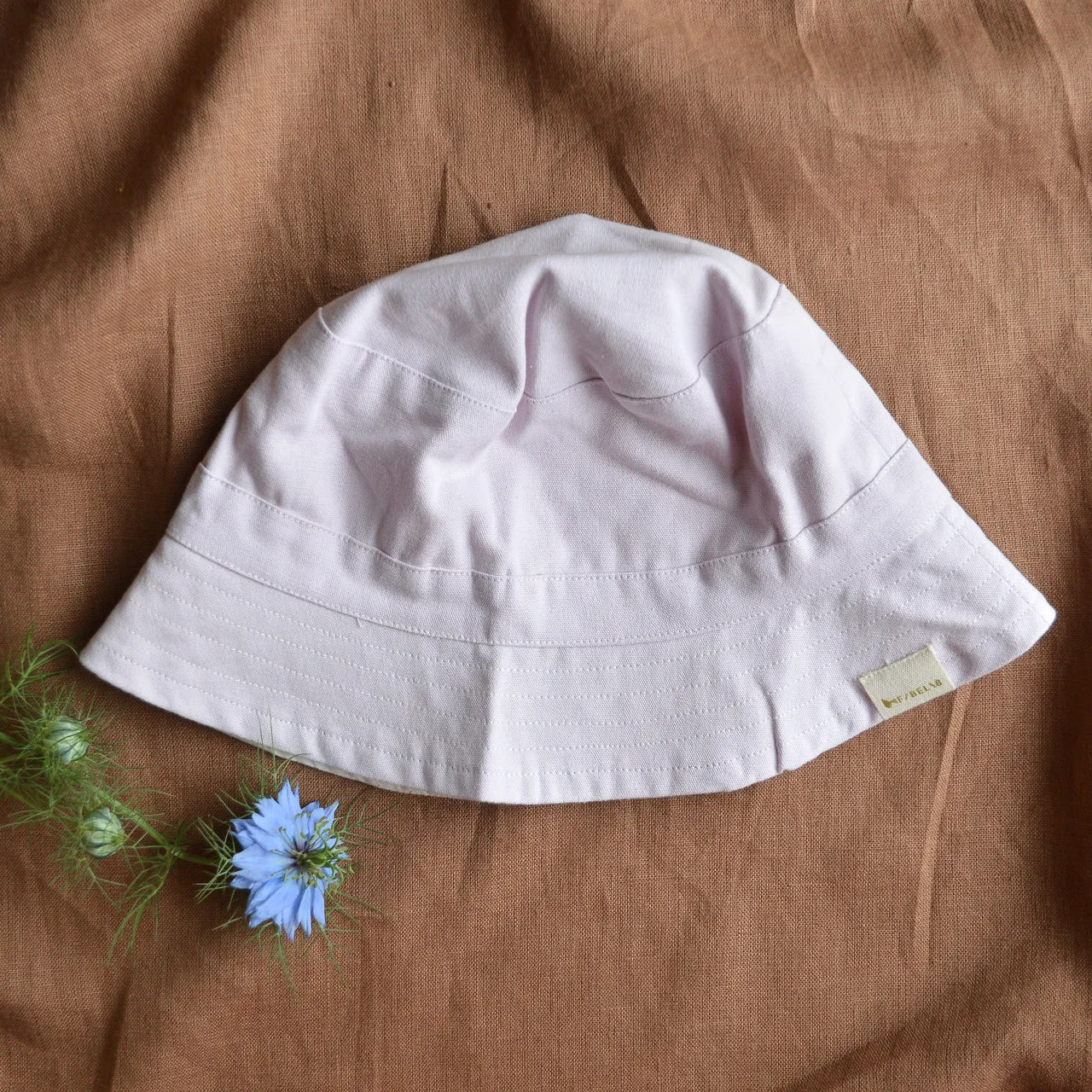 Bucket Hat in 100% Organic Cotton (Newborn-6y )