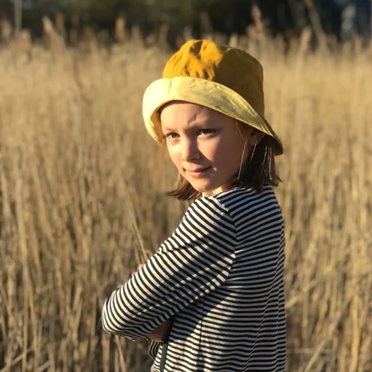 Bucket Hat in 100% Organic Cotton (Newborn-6y )