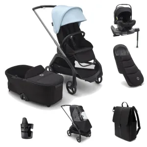 Bugaboo Dragonfly Pushchair Ultimate Bundle - Skyline Blue