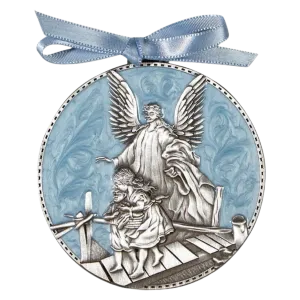 CBC Guardian Angel Crib Medal - Blue