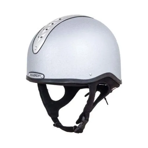 Champion Revolve MIPS Junior X-Air Jockey Riding Hat - Silver