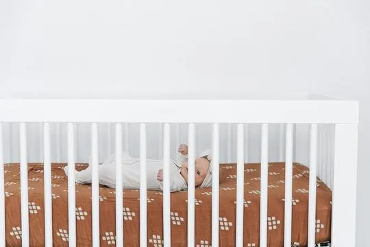 Chestnut Muslin Crib Sheet