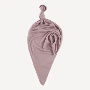 classic single layer blanket | mauve taupe | modal skinny rib