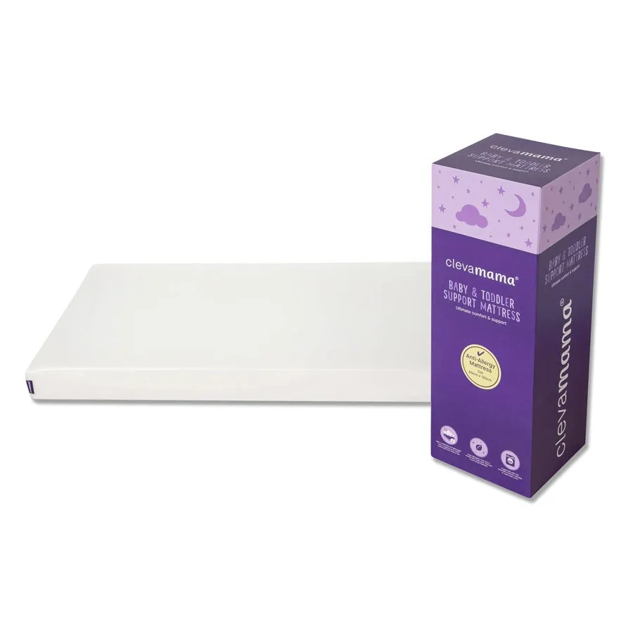 Clevamama Anti-Allergy Mattress 70 x 140 x 10 cm - Cot Bed Size