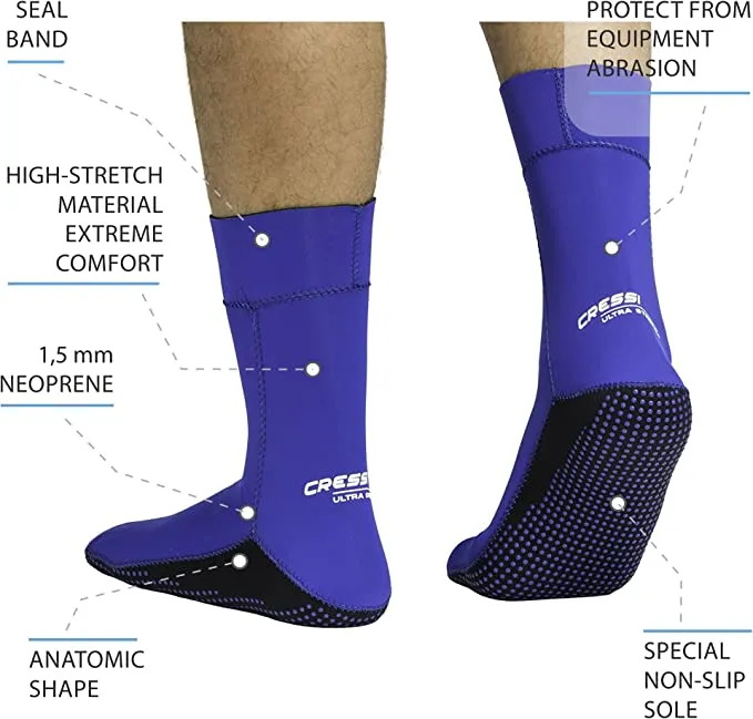 Cressi Ultra Stretch Dive Socks 1.5mm