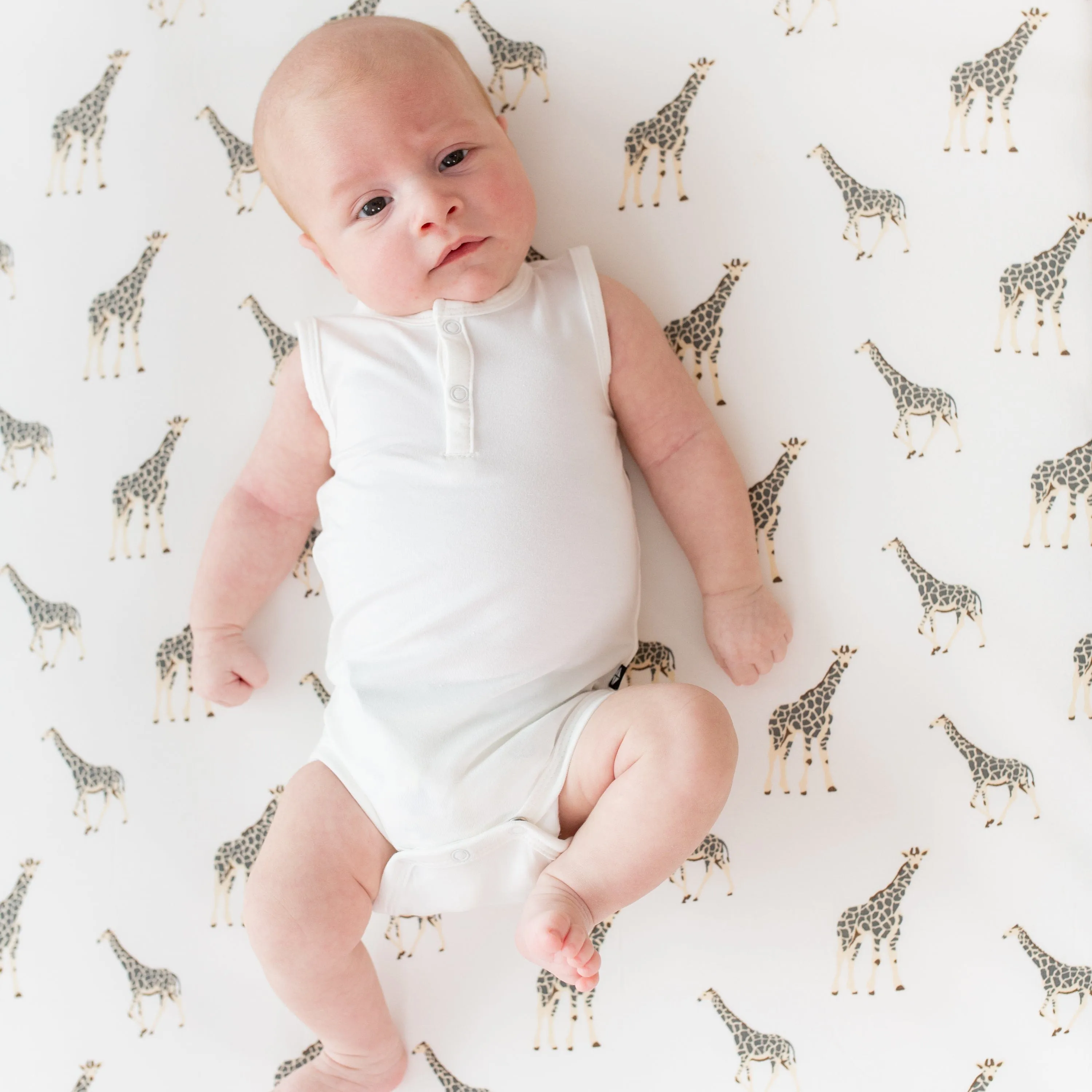 Crib Sheet in Giraffe