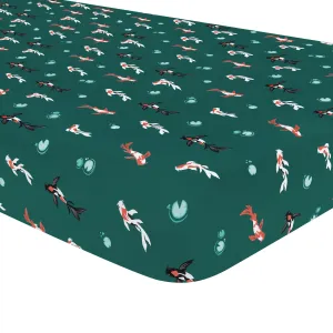 Crib Sheet in Koi