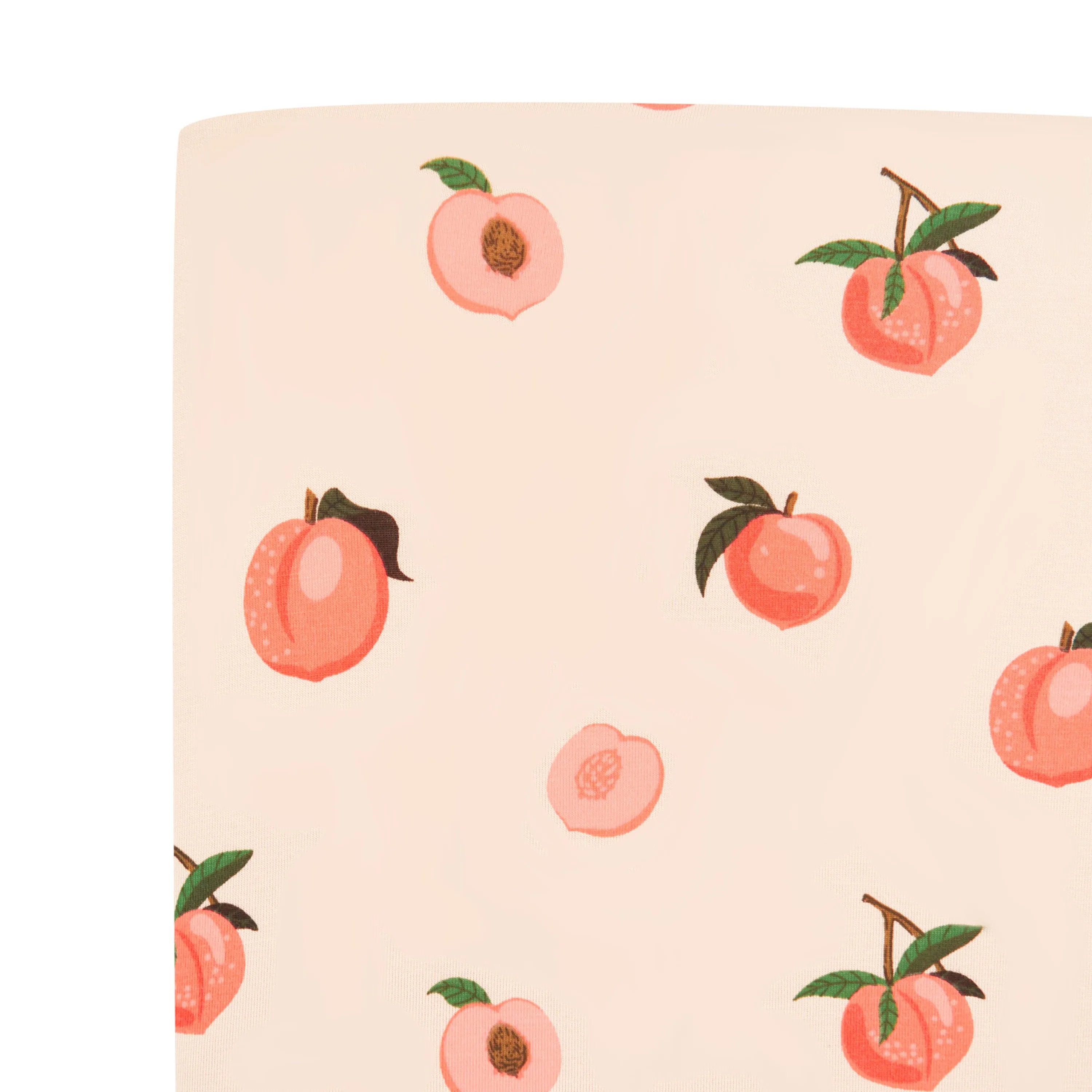 Crib Sheet in Peach