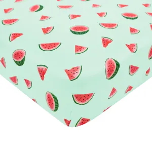 Crib Sheet in Watermelon