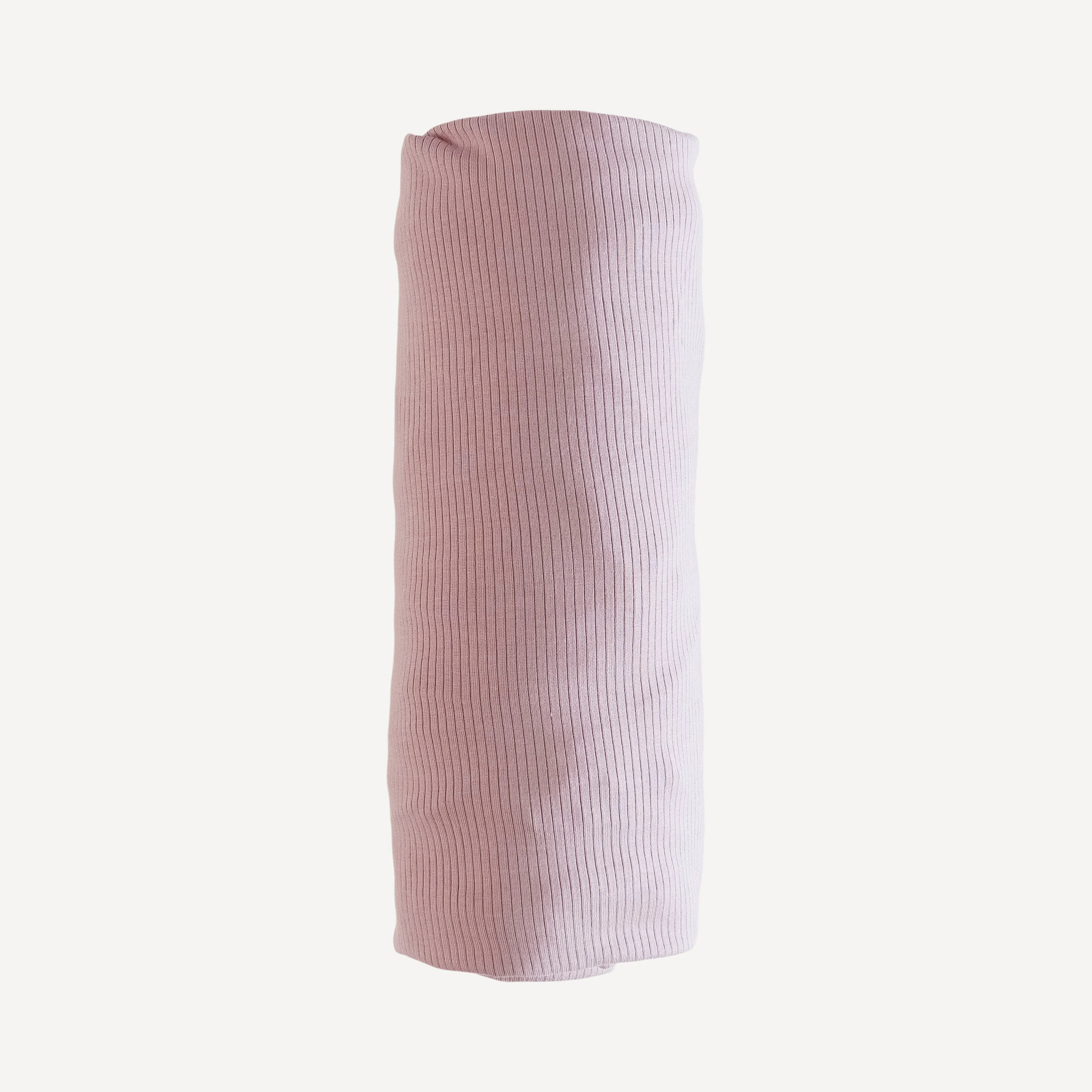 crib sheet | mauve taupe | modal skinny rib