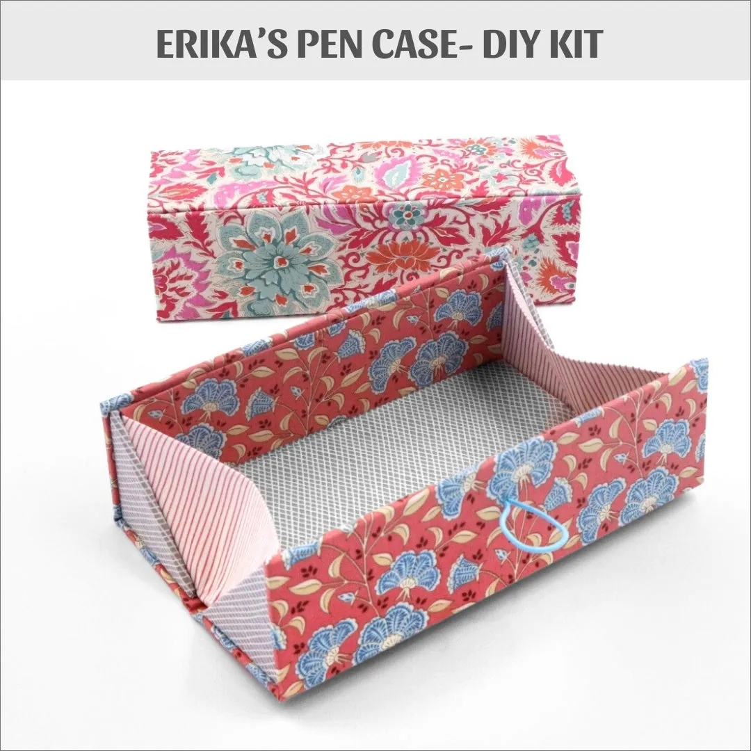 Erika's pen case DIY kit, cartonnage kit 216, members-only