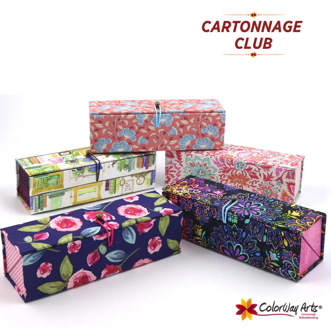 Erika's pen case DIY kit, cartonnage kit 216, members-only