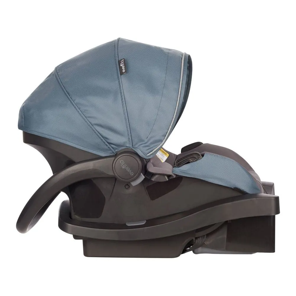 Evenflo Folio3 Stroll & Jog Jogging Travel System with LiteMax 35 Infant Car Seat - Skyline Blue