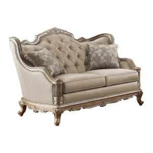 Florentina Loveseat in Taupe 8412-2