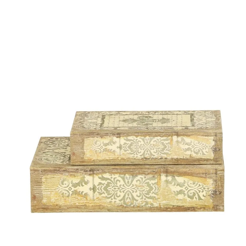 Fluer De Lys File Boxes Set of 2 - I