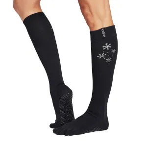 Full Toe Scrunch Knee High Grip Socks