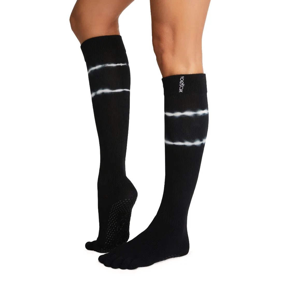 Full Toe Scrunch Knee High Grip Socks