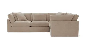 Get Together™ 4-Piece Modular Sectional Closed, Large, Champagne