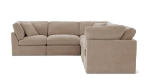 Get Together™ 5-Piece Modular Sectional Closed, Standard, Champagne