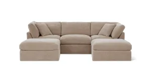 Get Together™ 5-Piece Modular U-Shaped Sectional, Standard, Champagne