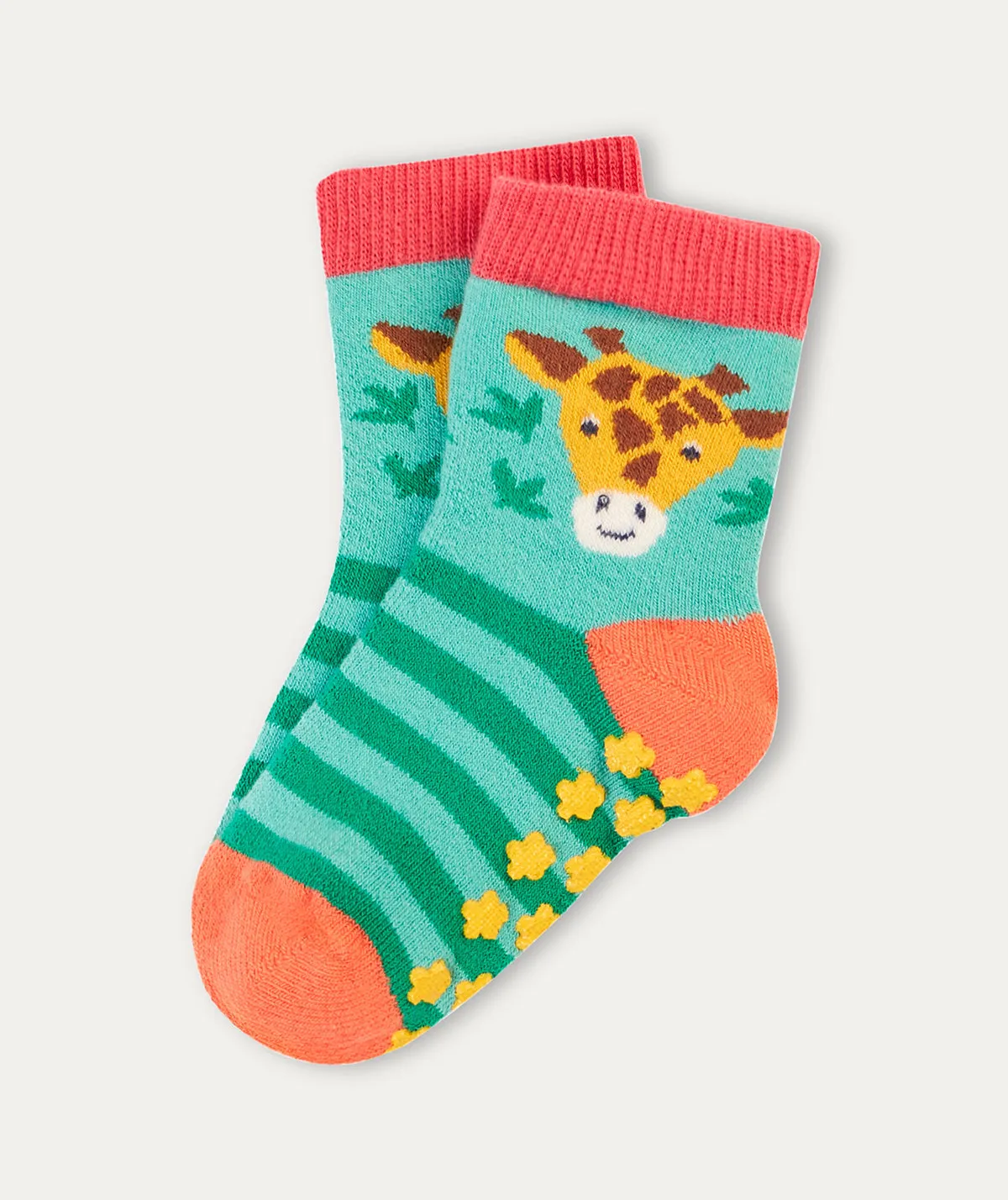 Grippy Socks 2 Pack - Giraffe Multipack