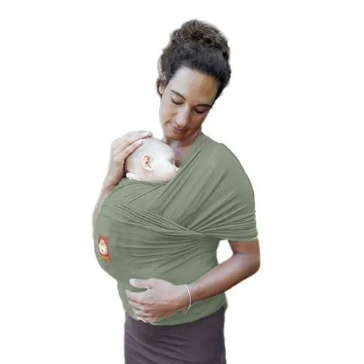 Hana - Bamboo Baby Wrap Carrier Olive