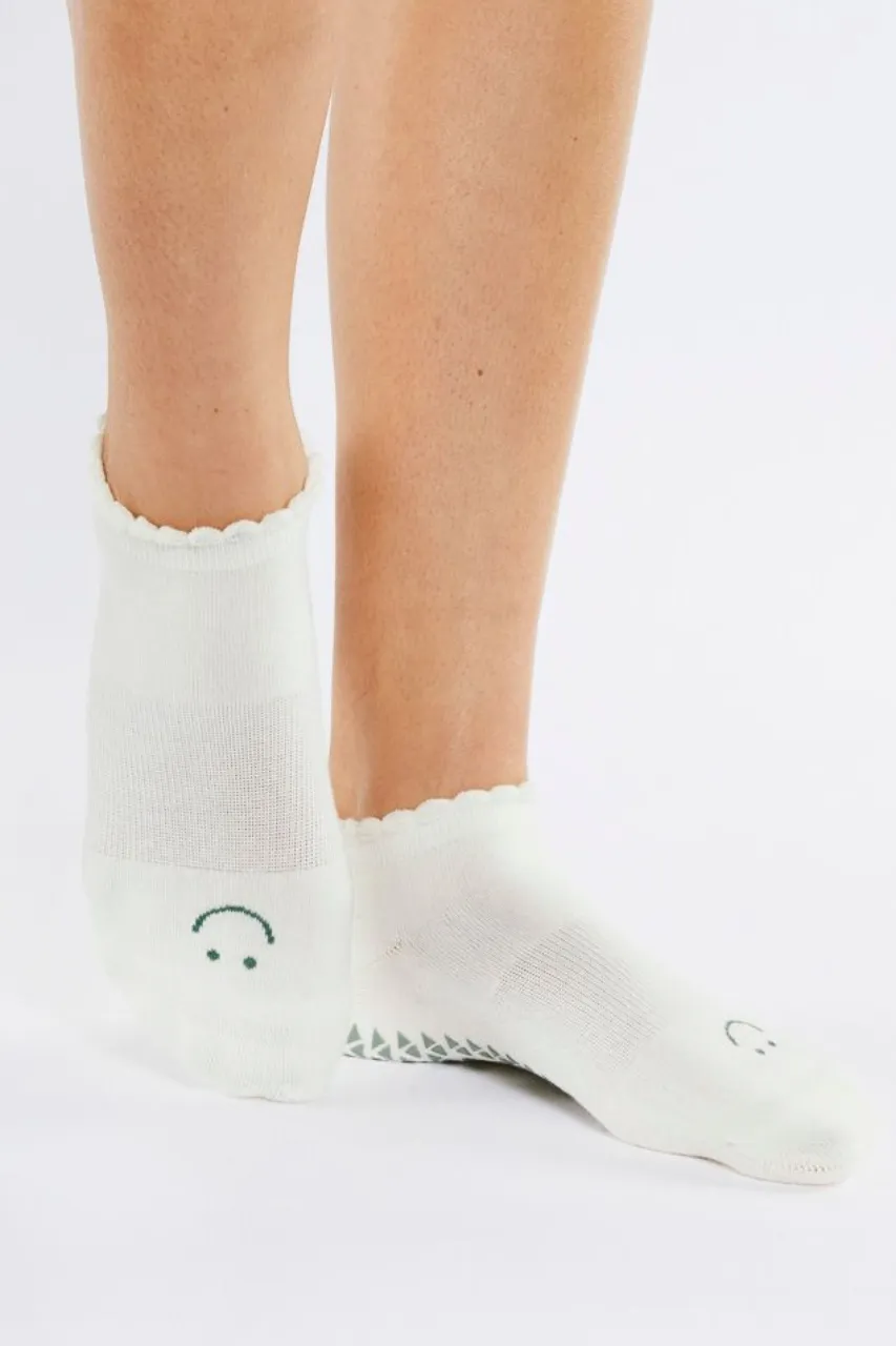 Happy Full Foot Grip Sock