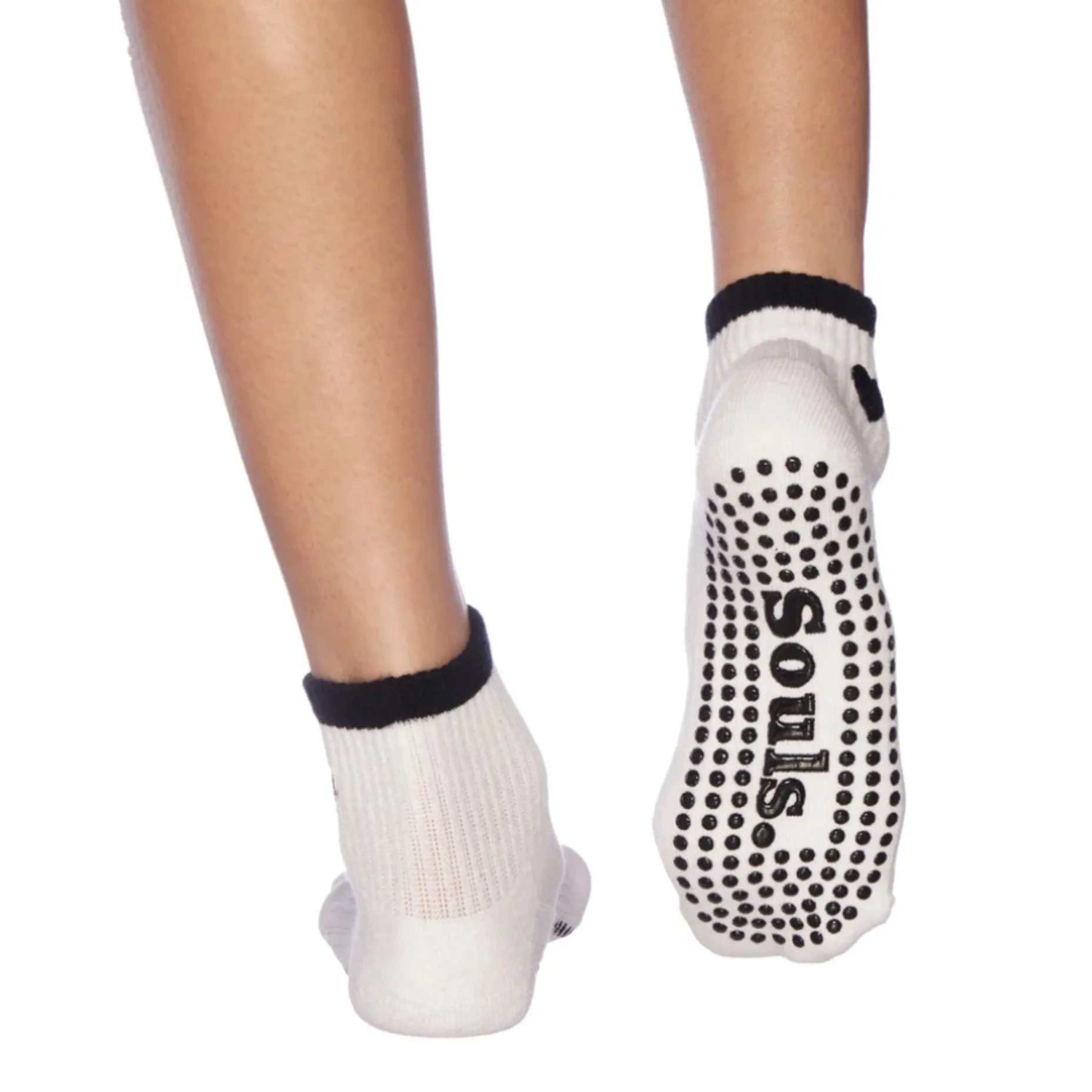 Heart - Crew Grip Sock (Barre / Pilates)