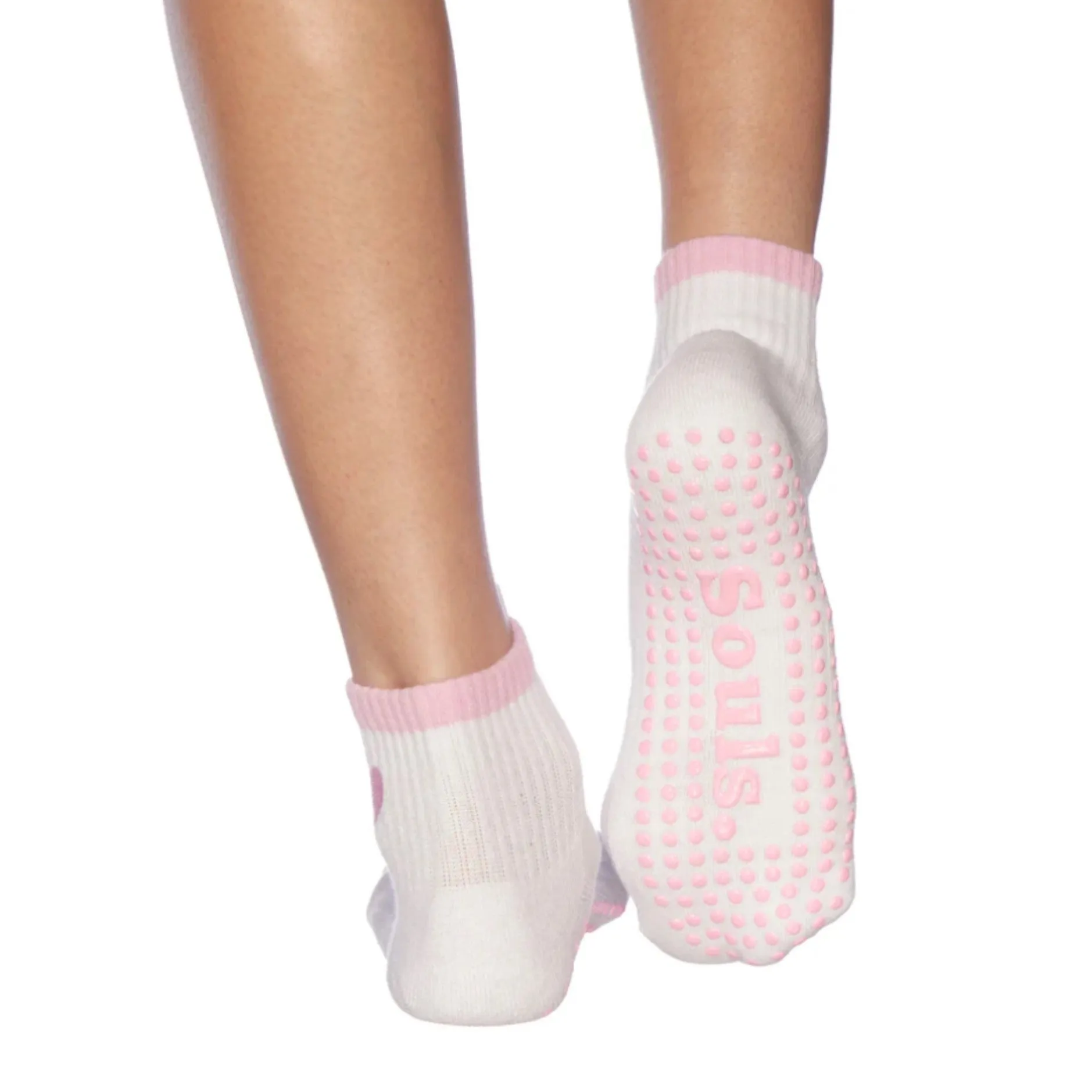 Heart - Crew Grip Sock (Barre / Pilates)