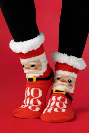 Ho Ho Ho Slipper Socks