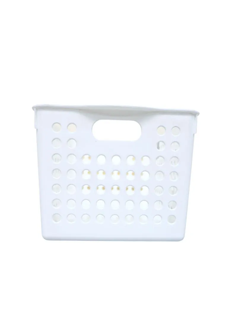 Home Gallery Storage Basket - White 28 x 16 x 15cm