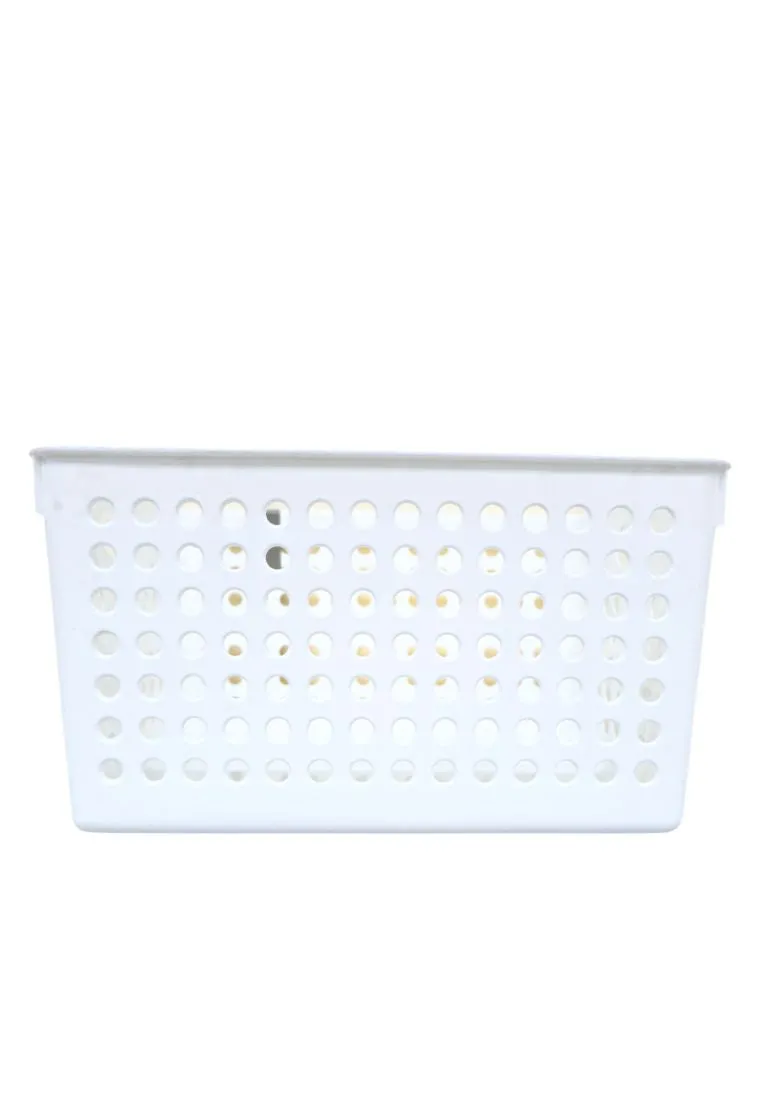 Home Gallery Storage Basket - White 28 x 16 x 15cm