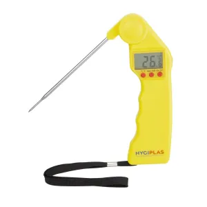 Hygiplas Easytemp Colour Coded Yellow Thermometer - CF912