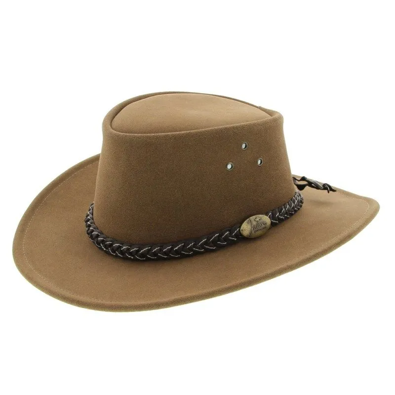 Jacaru Hats Wallaroo Suede - Mushroom