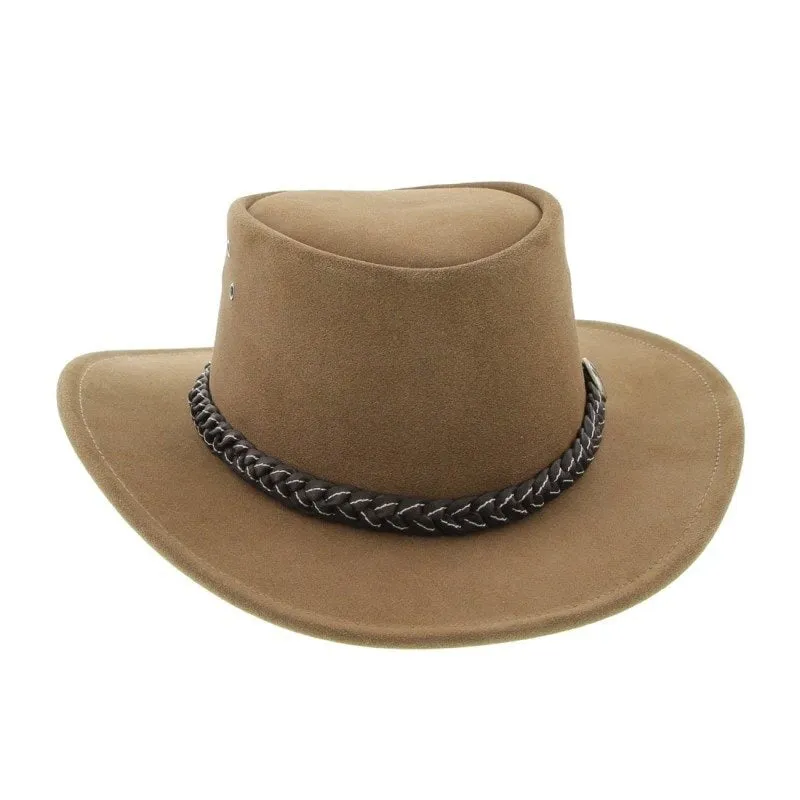 Jacaru Hats Wallaroo Suede - Mushroom