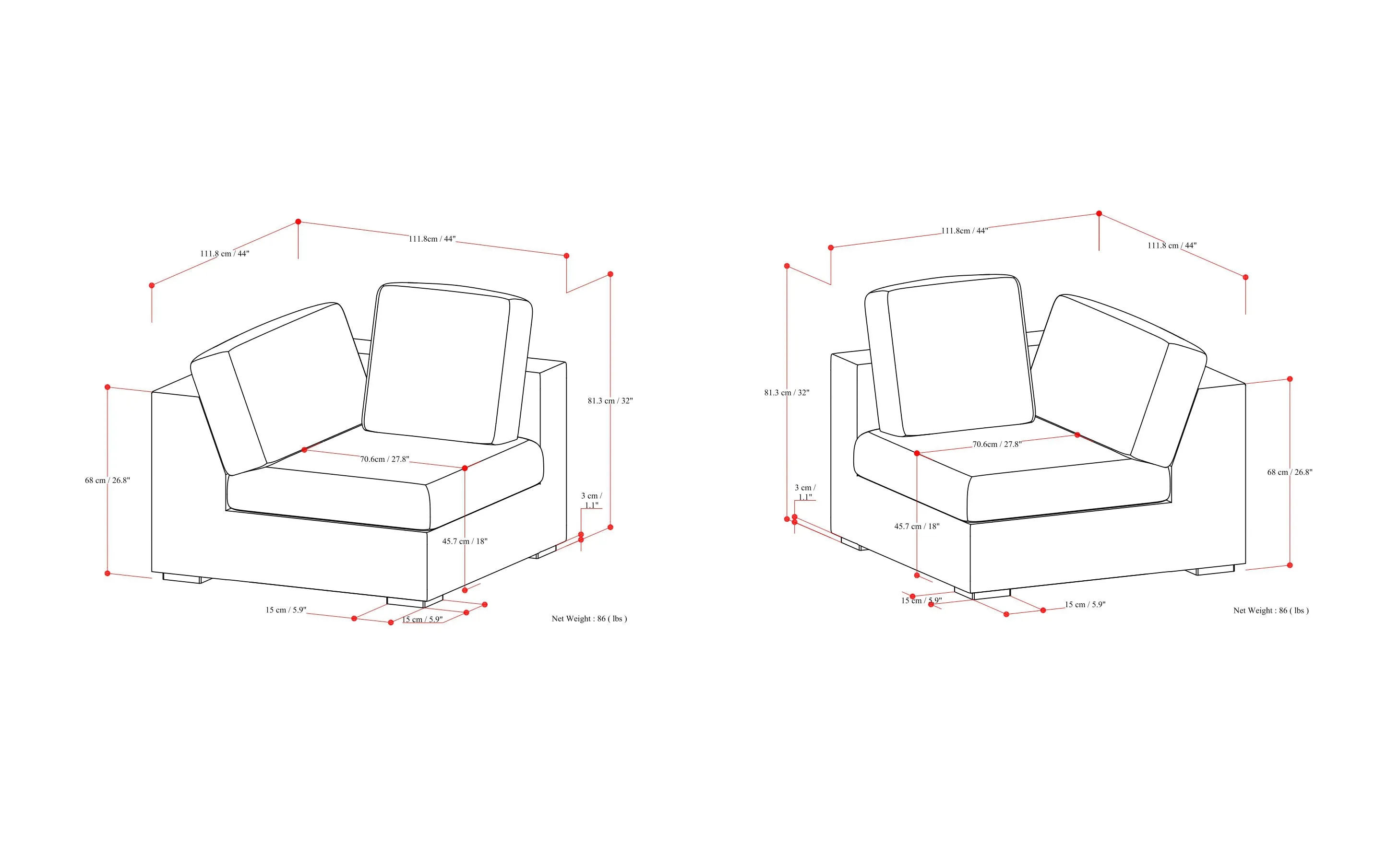 Jasmine 2 Seater Sofa