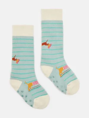 Joules Girls Runaround Grippy Socks