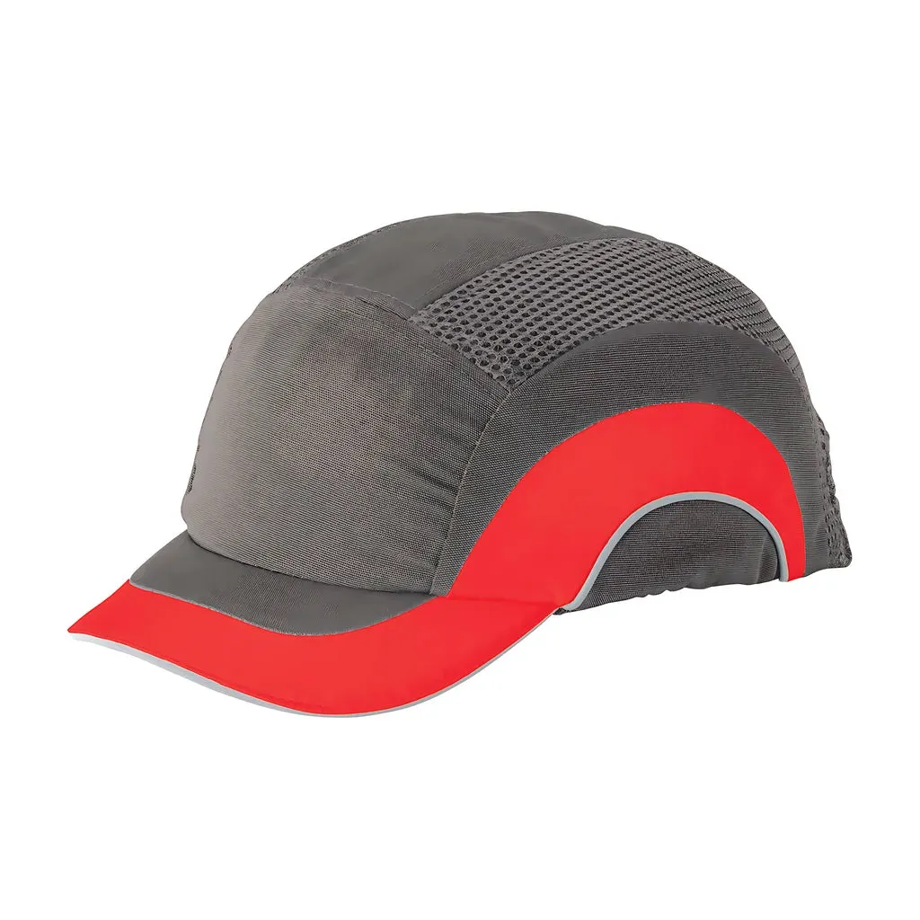 JSP 282-ABS150-62 Baseball Style Bump Cap with HDPE Protective Liner and Adjustable Back - Short Brim