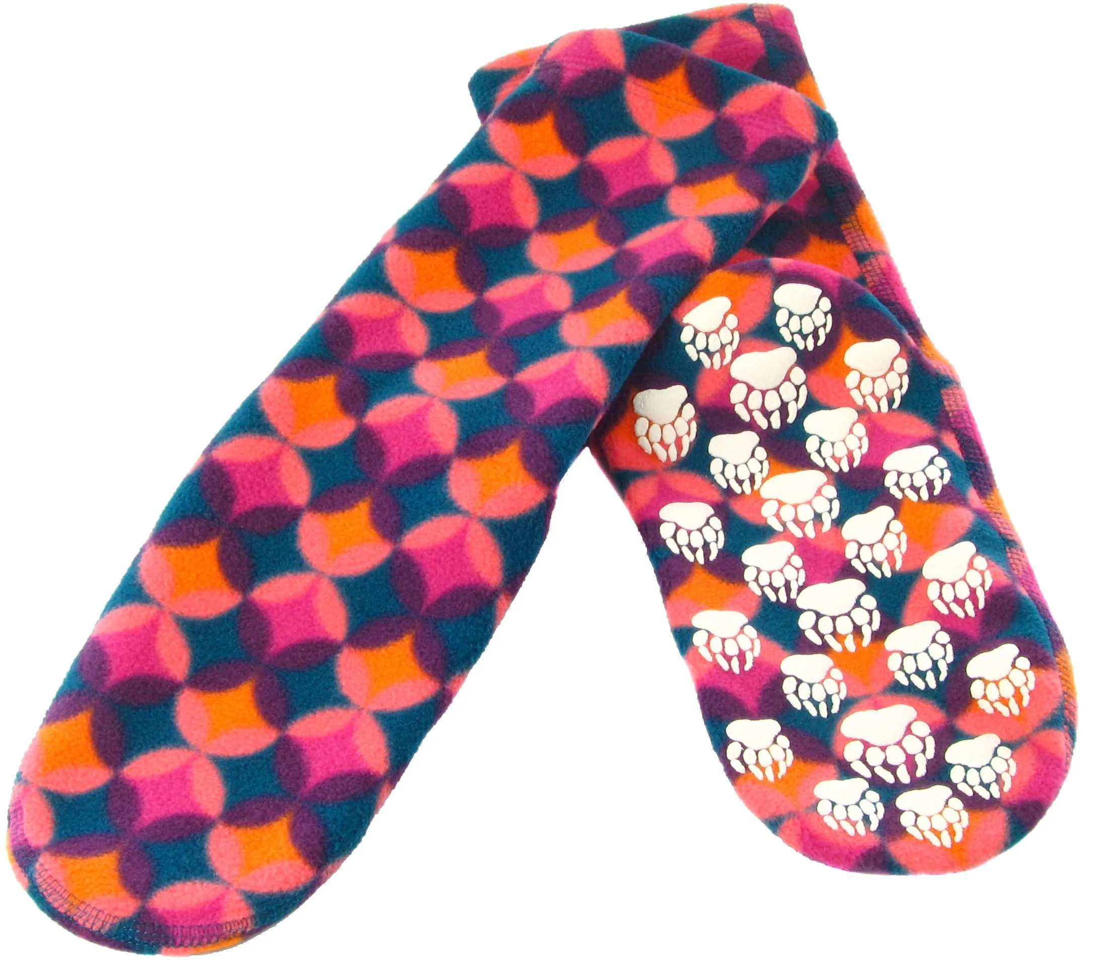 Kids' Nonskid Fleece Socks - Art Deco